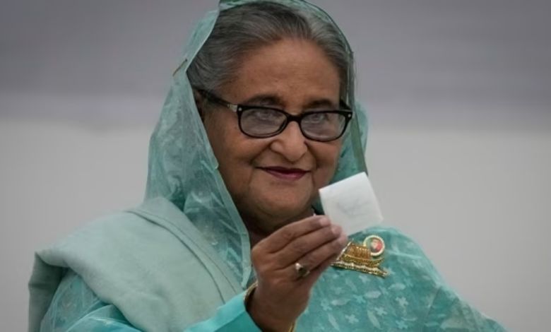Why did Sheikh Hasina come to power for five consecutive times in Bangladesh?