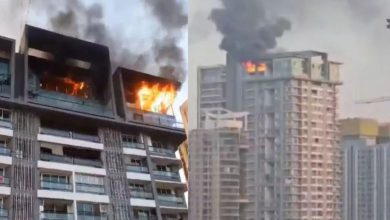 Fire in Pent House of High-rise Building