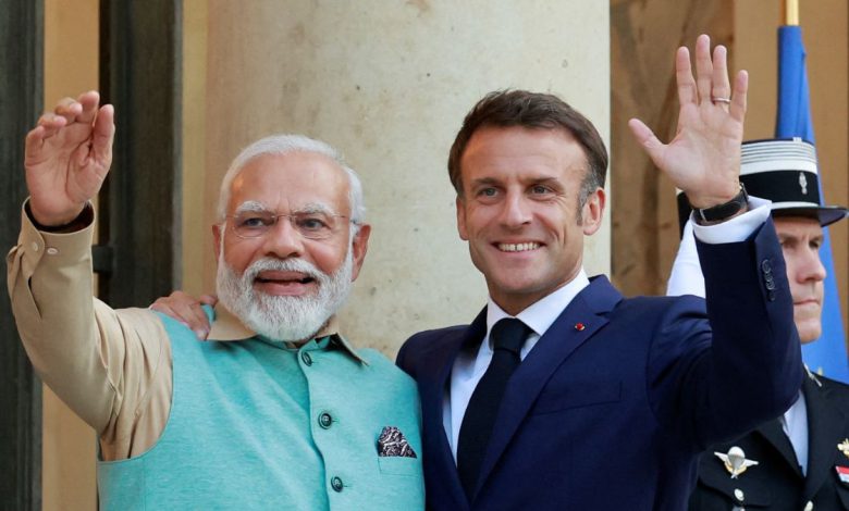 French President Emmanuel Macron will travel to India from Jaipur to Sri Ganesh! Coming to India for the third time