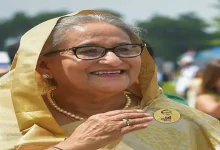 How many days will Sheikh Hasina stay in India as a guest?