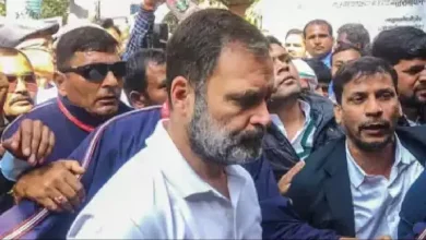 Rahul Gandhi was taken into custody for 30-45 minutes in the defamation case and later got bail