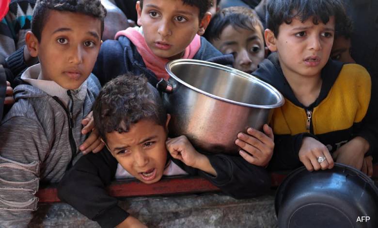 Famine like situation in Gaza.