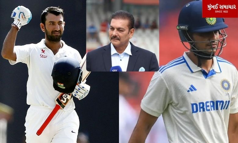 What warning did Ravi Shastri give to Gill in favor of Pujara?