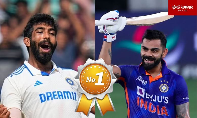 Virat and Bumrah are the first Asian players to be ranked number-one in all three formats