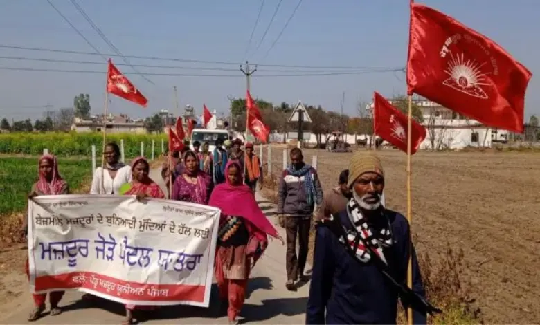 Mazdoor Jodo Paidal Yatra