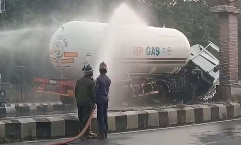 Fatal accident of LPG tanker in Chhatrapati Sambhajinagar district,