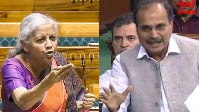 Finance Minister lashed out at Adhir Ranjan's allegations