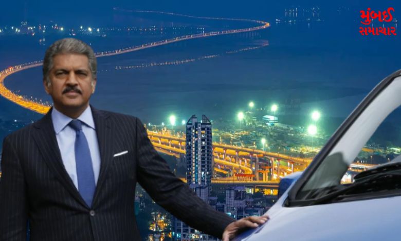 Anand Mahindra traveled on Atal Setu