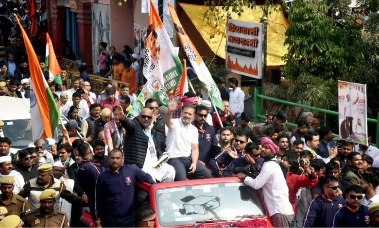 Rahul Gandhi's `Bharat Jodo Nyay Yatra' in Varanasi
