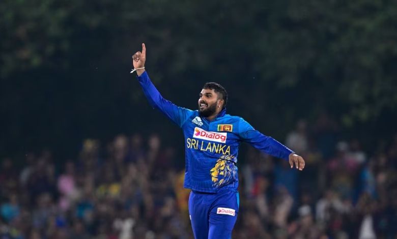 Which record of Malinga did Hasaranga break?