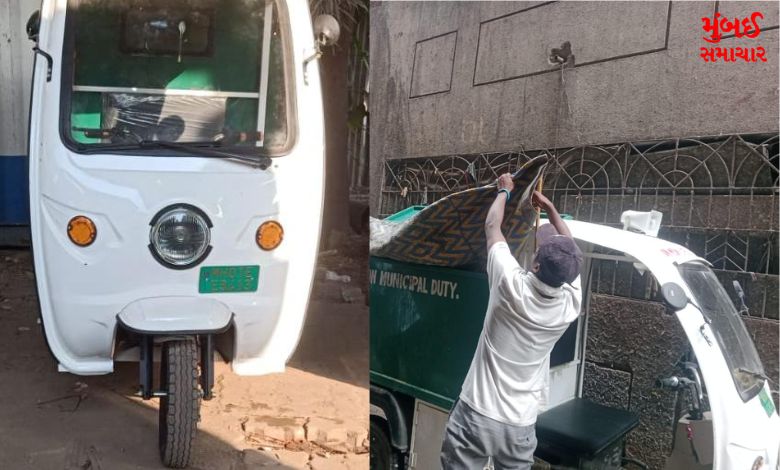 'E-auto rickshaw' to collect waste from Mumbai's narrow lanes and slums