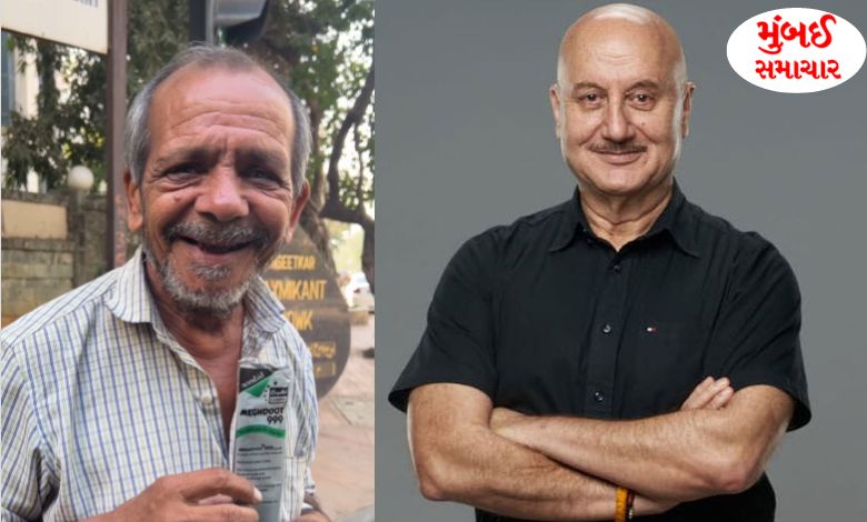 Bollywood Veteran Actor Anupam Kher Shopping from the road