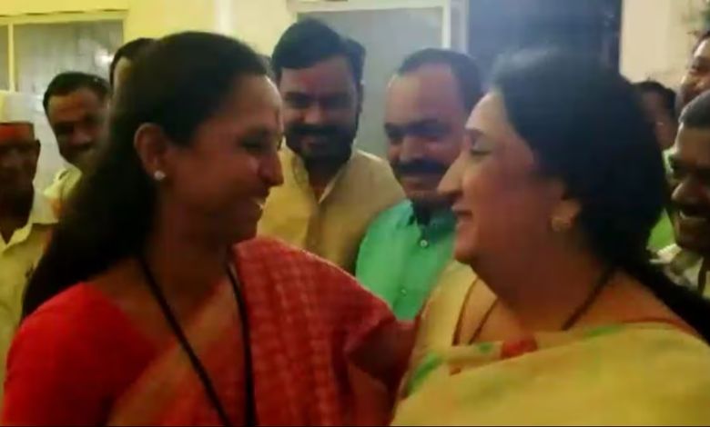 Competition between Supriya Sule and Sunetra Pawar to look 'normal'