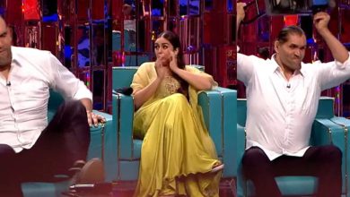 What the Great Khali did on Huma Qureshi's show