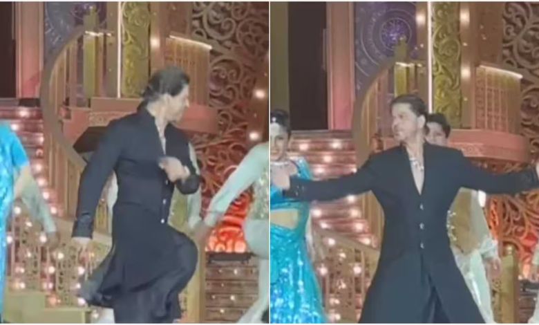 What did Shahrukh Khan do at Anant Ambani-Radhika Merchant's function?