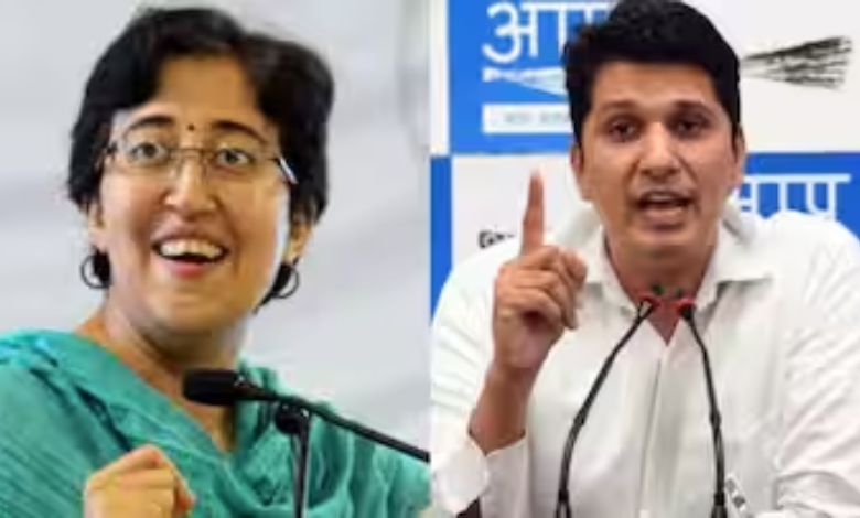 Kejriwal Arrest Live: Arrest of Delhi government minister Atishi and Saurabh Bhardwaj, AAP workers uproar