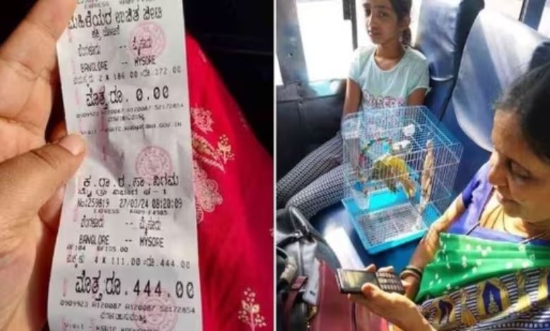 The conductor cut the ticket of this 'special' passenger in the KSRTC bus, the photo went viral on social media...