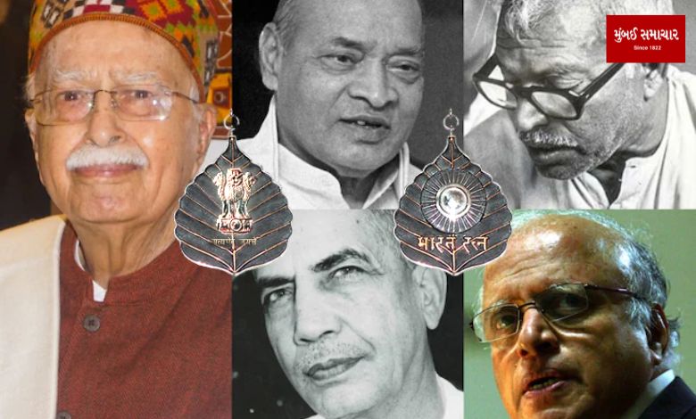 Five luminaries including Lal Krishna Advani were honored with Bharat Ratna