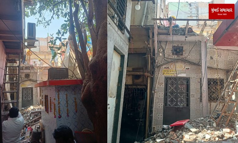 Municipality hammers on illegal construction of religious fundamentalists in Sakinaka
