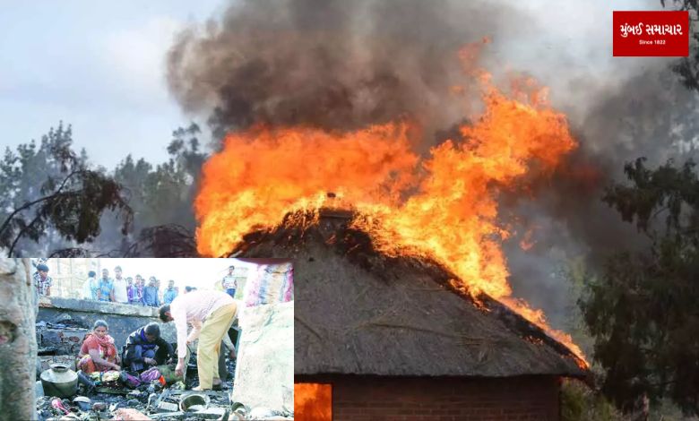 Kutch: Attempt to burn alive 15 laborer families sleeping in huts in Anjar, know details