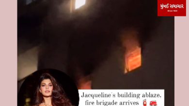A fierce fire broke out in the building of this Bollywood actress, the video went viral on social media