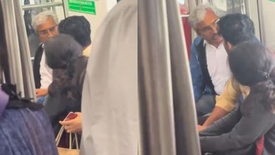 'Babal over sitting' in Delhi, video viral on social media, old man said 'sit on my head'