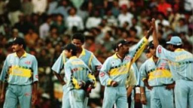1996 World Cup Semi-Final…India lost as fans set fire to the stadium and…Vinod Kambal burst into tears