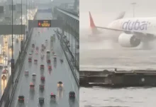 Dubai Floods Rain Image 2024 Airport