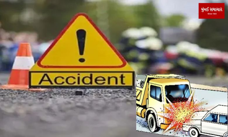 SUV collides with truck in Latur: Four traders from Madhya Pradesh die
