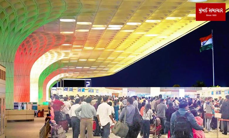 Passenger traffic of Mumbai airport crossed 50 million in March