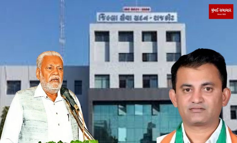 Rajkot Collector slapped Rupala-Dhanani with a notice of what?
