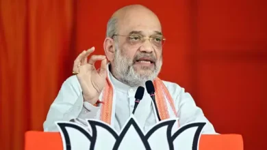 Union Home Minister Amit Shah's helicopter lost balance during take-off...