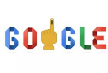 Google Doodle also made an appeal for voting, starting the festival of democracy from today