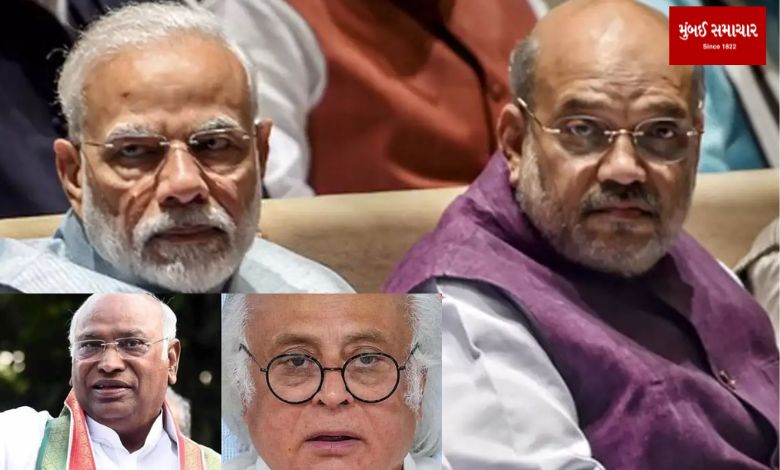 Khadge's tongue slips, 'Modi-Shah's game plan' exposed! Jairam Ramesh's counterattack on BJP