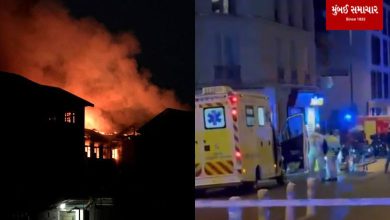 Fire after explosion in Paris building, three dead