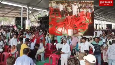 chairs thrown at INDIA Gathbandhan rally in Ranchi