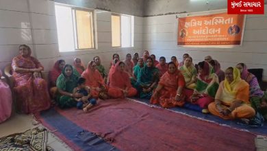Kshatriya Asmita Andolan office opened at Rajkot, over hundred Kshatriya women on symbolic fast.