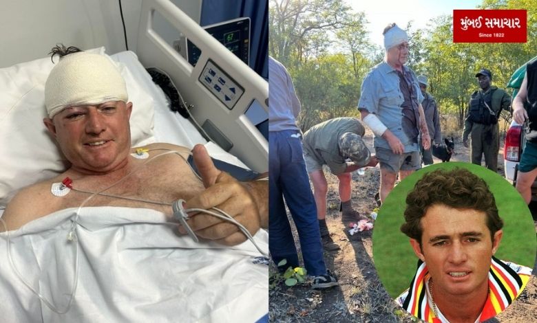 A leopard attacked former Zimbabwean cricketer Guy Whittle