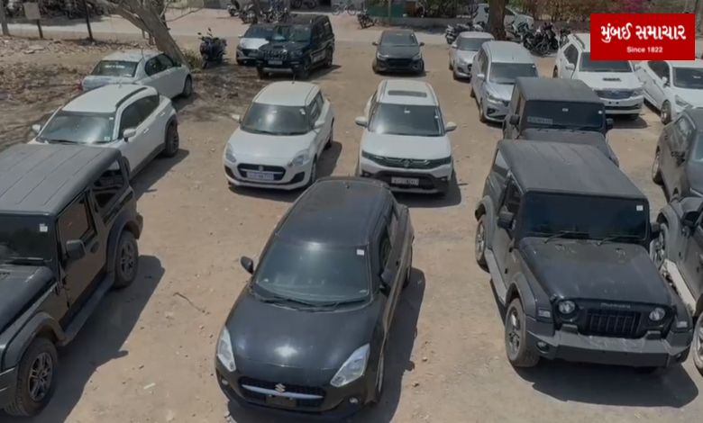 Rajkot Crime Branch gets success: Cars worth 3.60 crores recovered...