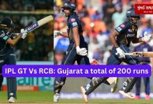 IPL GT Vs RCB: Sudarshan, Shah Rukh, Miller gave Gujarat a total of 200 runs