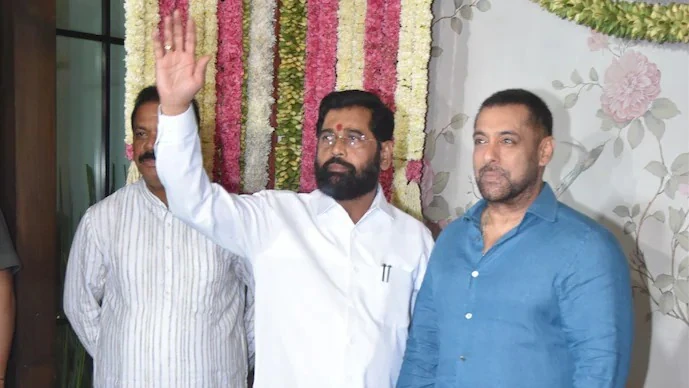 Eknath Shinde assured security to Salman Khan Political atmosphere tense following firing: Opposition criticizes government