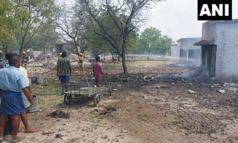 Explosion in Tamil Nadu 10 killed in cracker factory