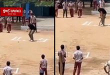 Hyderabad captain Pat Cummins plays cricket with students, video goes viral