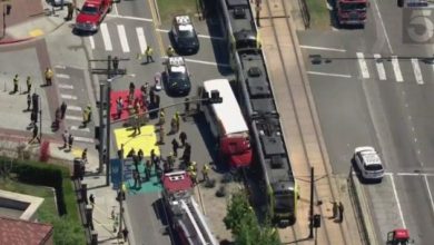 Fierce collision between bus and metro train in Los Angeles: 50 injured