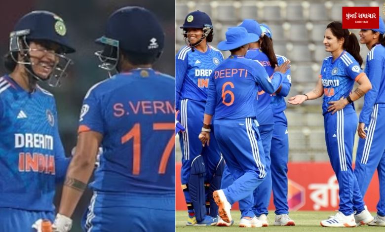 India Women take a 3-0 lead in T20I series, Bangladesh's 6th defeat in a row