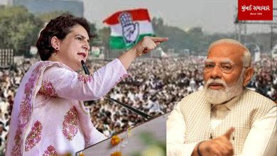 Priyanka Gandhi's public meeting in Banaskantha's Lakhni, called PM Modi an emperor