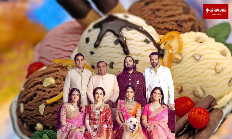 The entire Ambani family eats ice cream at this shop...