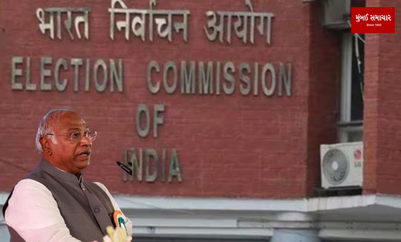 The Election Commission reprimanded Kharge for this