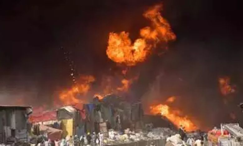 Fire at scrap godown in Mankhurd