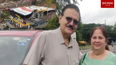 Hoarding tragedy in Ghatkopar: ATC retired general manager, wife's body taken out of car